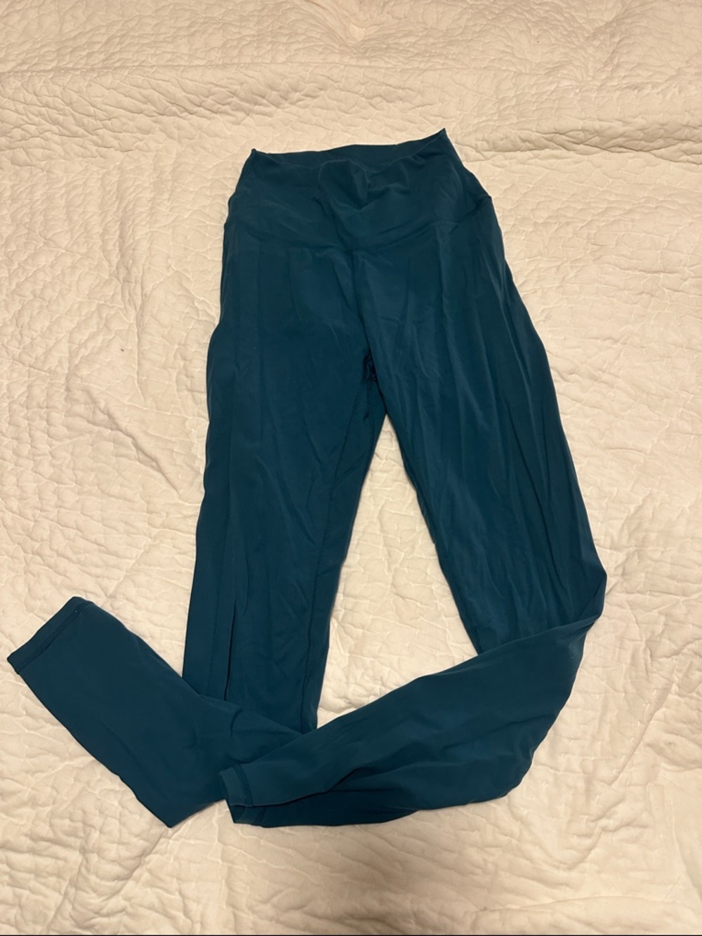 High-Rise Teal Leggings for Women